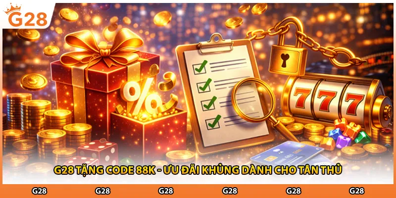 G28 Tặng Code 88k - Ưu Đãi Khủng Dành Cho Tân Thủ