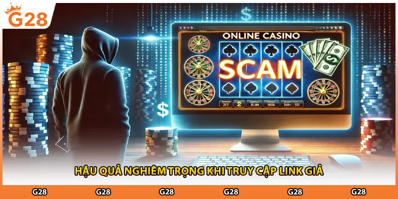 Hậu quả nghiêm trọng khi truy cập link giả